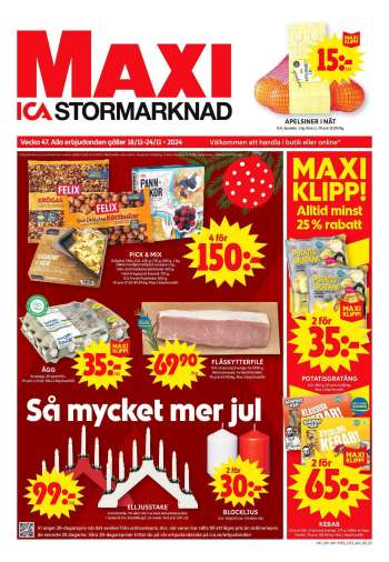 ICA reklamblad - 18/11 2024 - 24/11 2024.