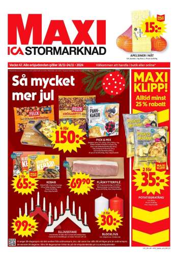 ICA reklamblad - 18/11 2024 - 24/11 2024.
