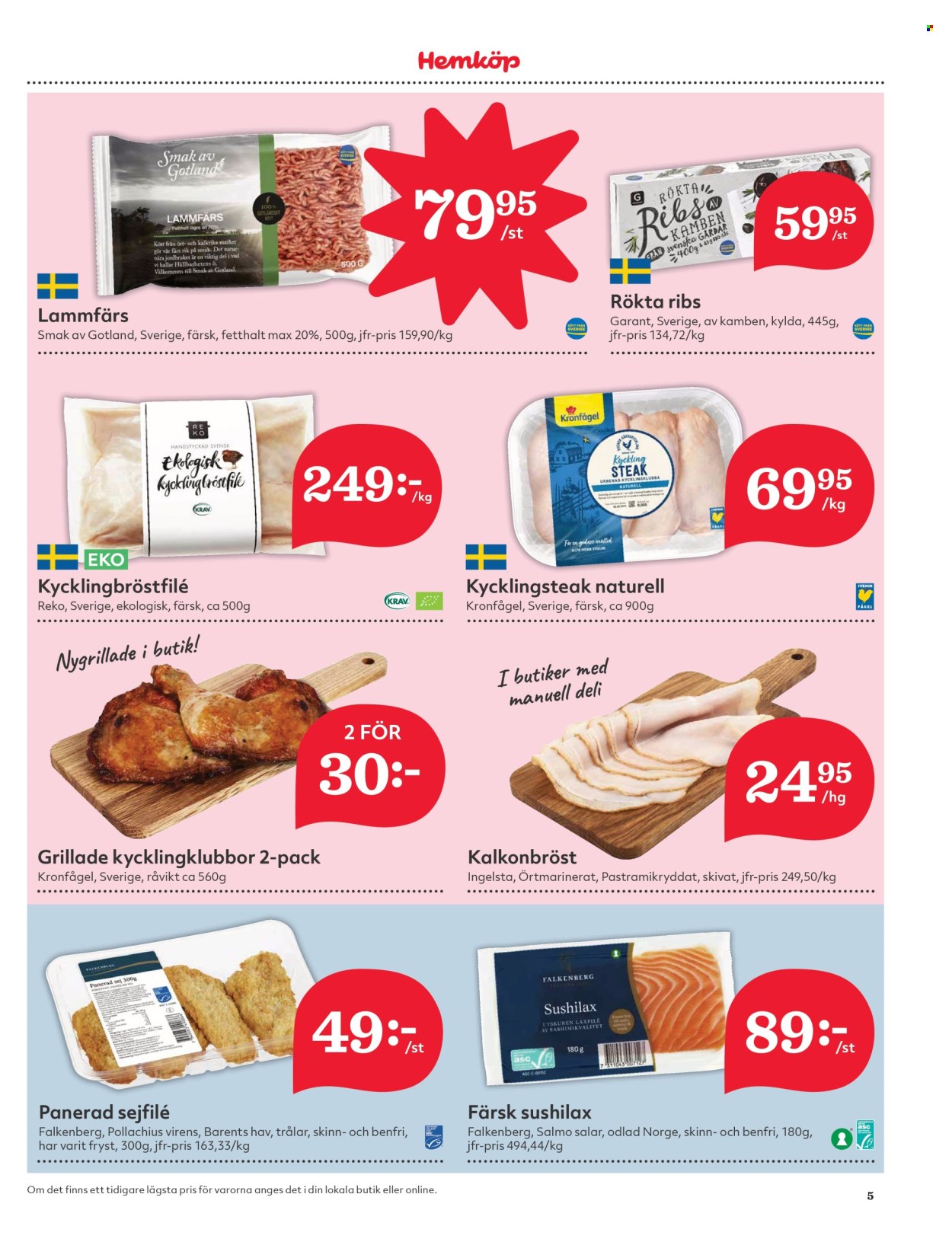 Hemköp reklamblad - 18/11 2024 - 24/11 2024. Sida 5