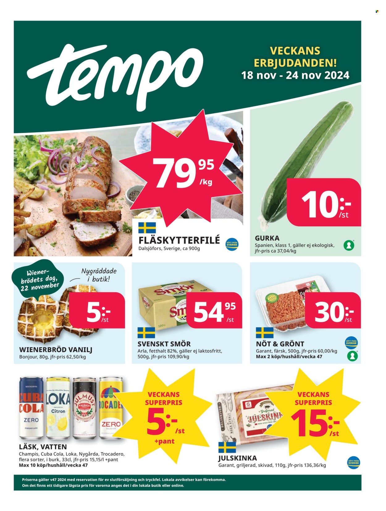 Tempo reklamblad - 18/11 2024 - 24/11 2024. Sida 1