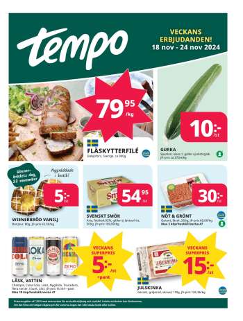 Tempo reklamblad - 18/11 2024 - 24/11 2024.