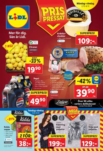 Lidl reklamblad - 2/12 2024 - 8/12 2024.
