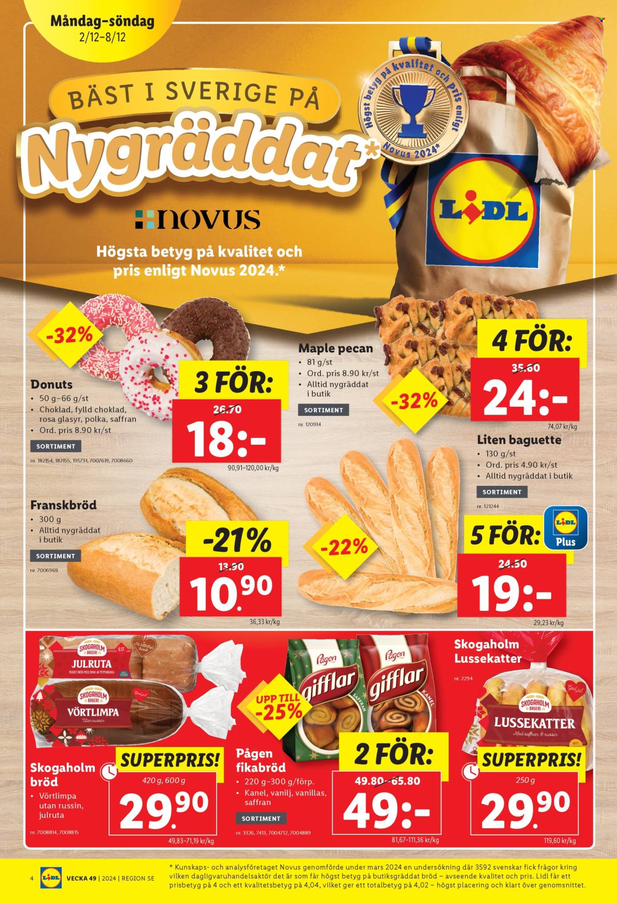 Lidl reklamblad - 2/12 2024 - 8/12 2024. Sida 4