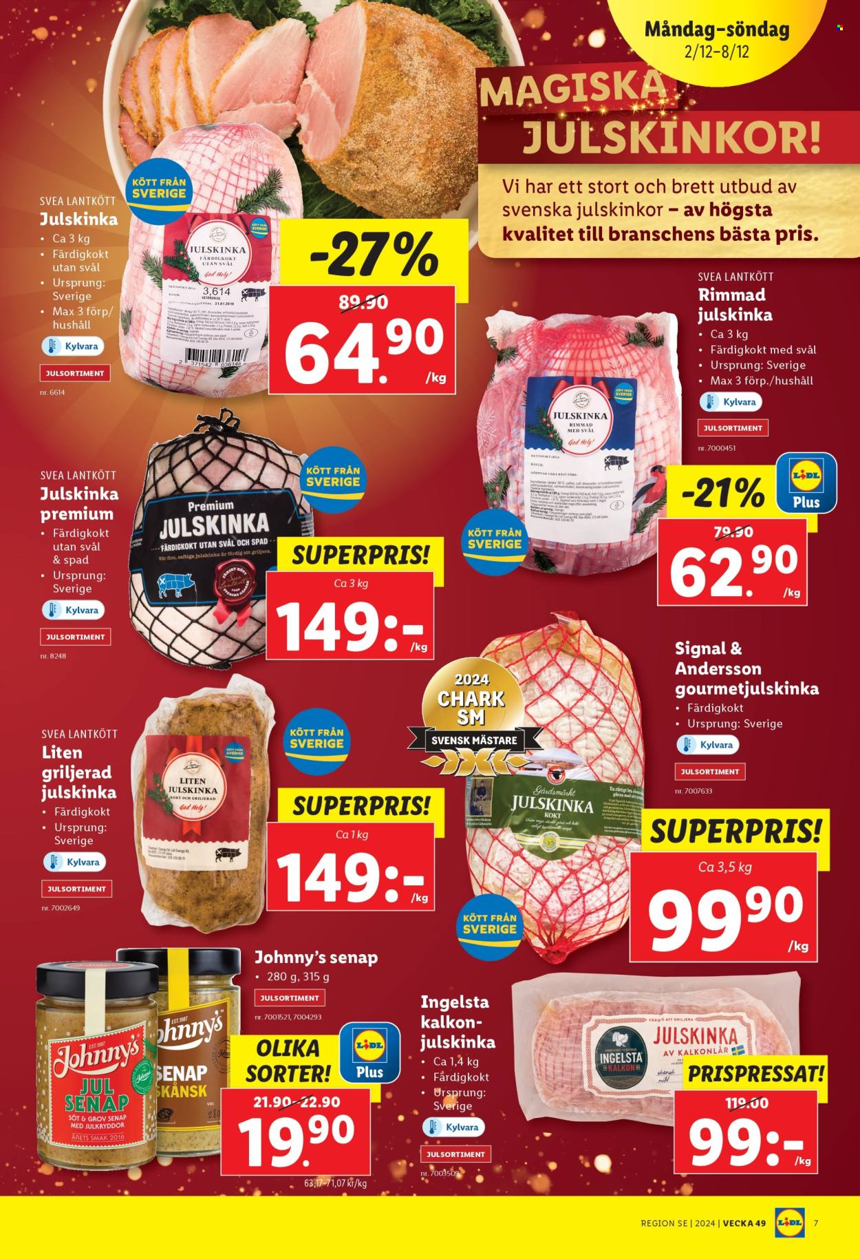 Lidl reklamblad - 2/12 2024 - 8/12 2024. Sida 7