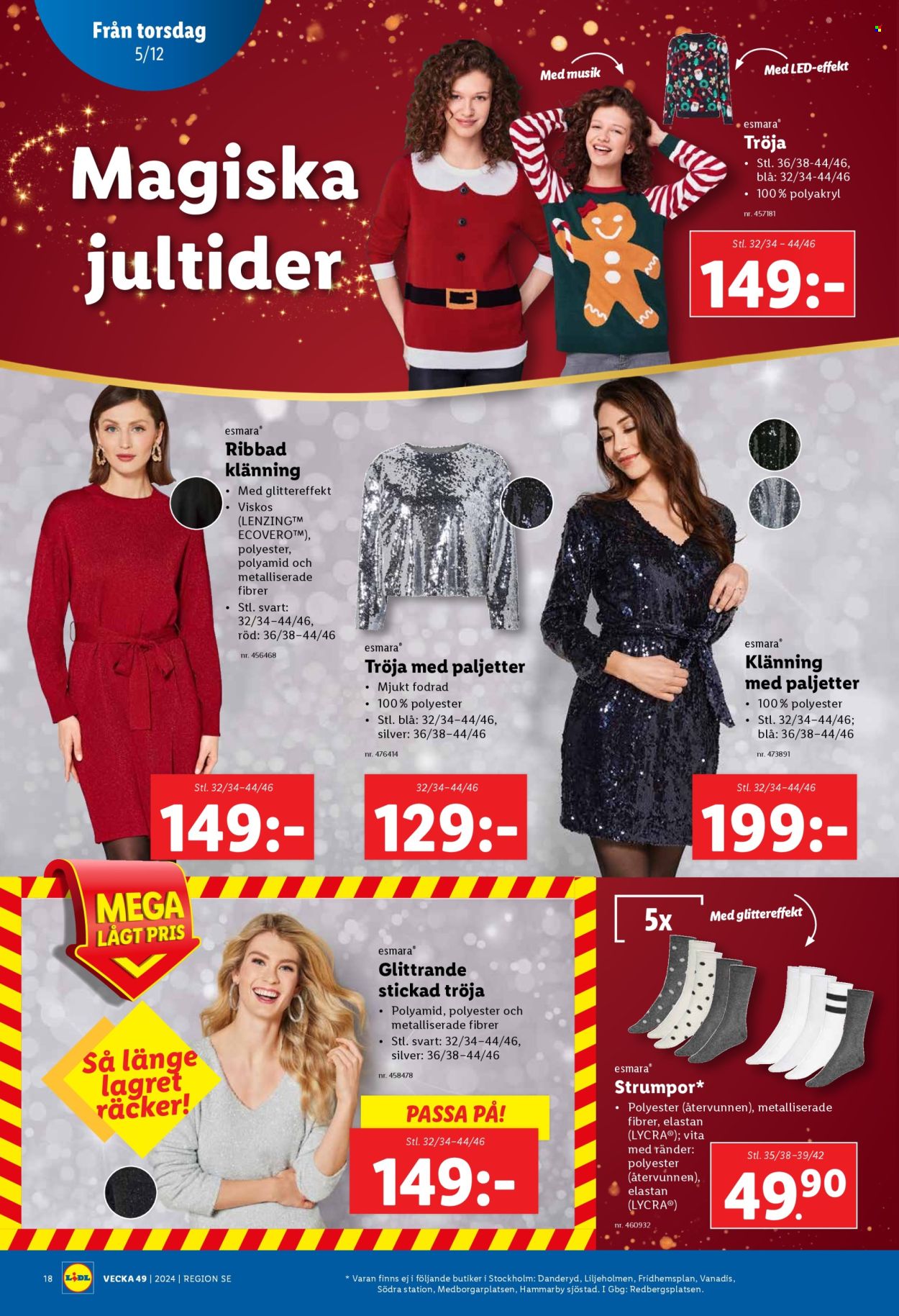 Lidl reklamblad - 2/12 2024 - 8/12 2024. Sida 22