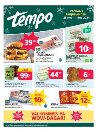 Tempo reklamblad - 25/11 2024 - 1/12 2024.