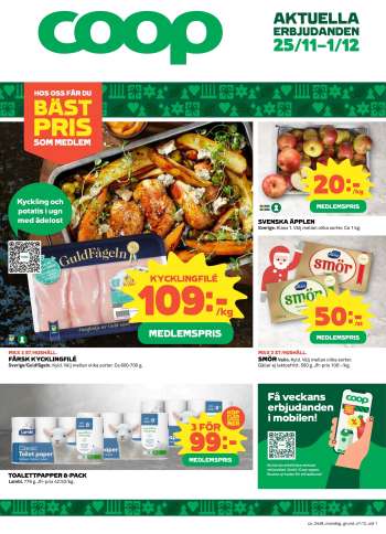 Coop reklamblad - 25/11 2024 - 1/12 2024.