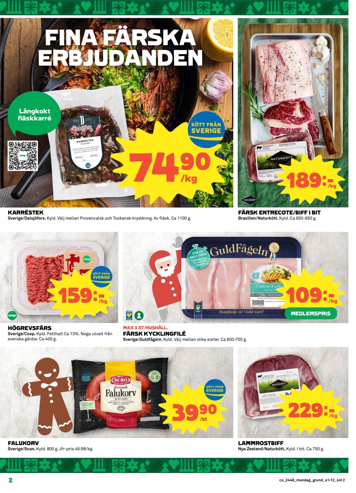 Coop reklamblad - 25/11 2024 - 1/12 2024. Sida 2