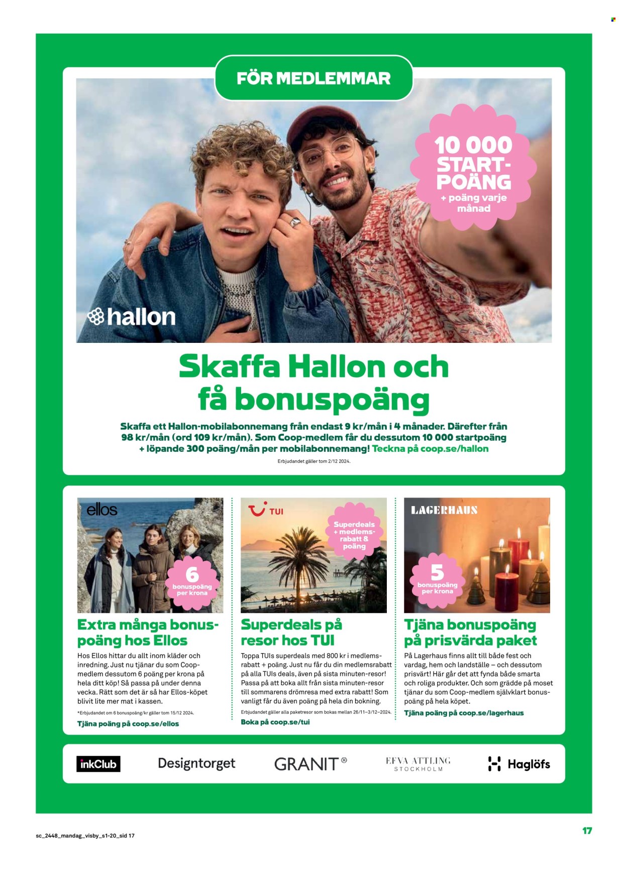 Stora Coop reklamblad - 25/11 2024 - 1/12 2024. Sida 17