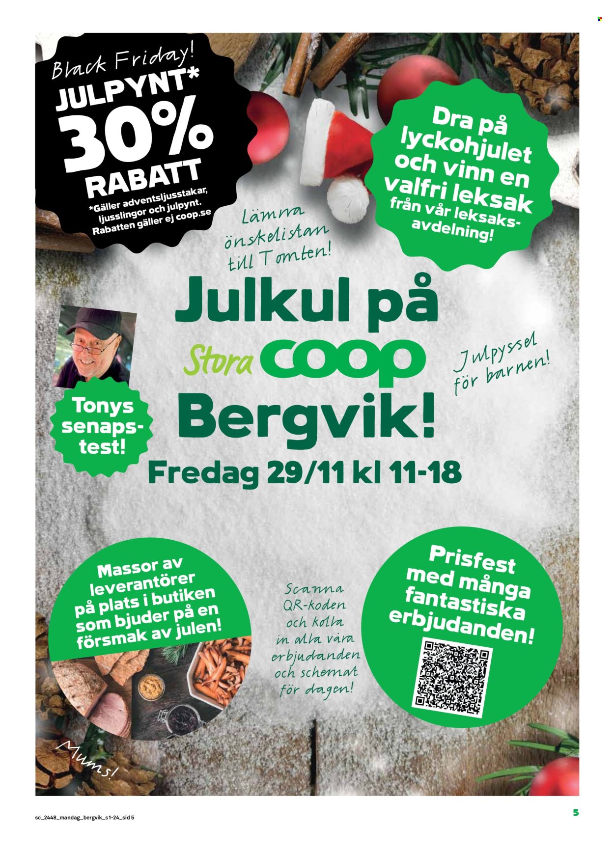 Stora Coop reklamblad - 25/11 2024 - 1/12 2024. Sida 5