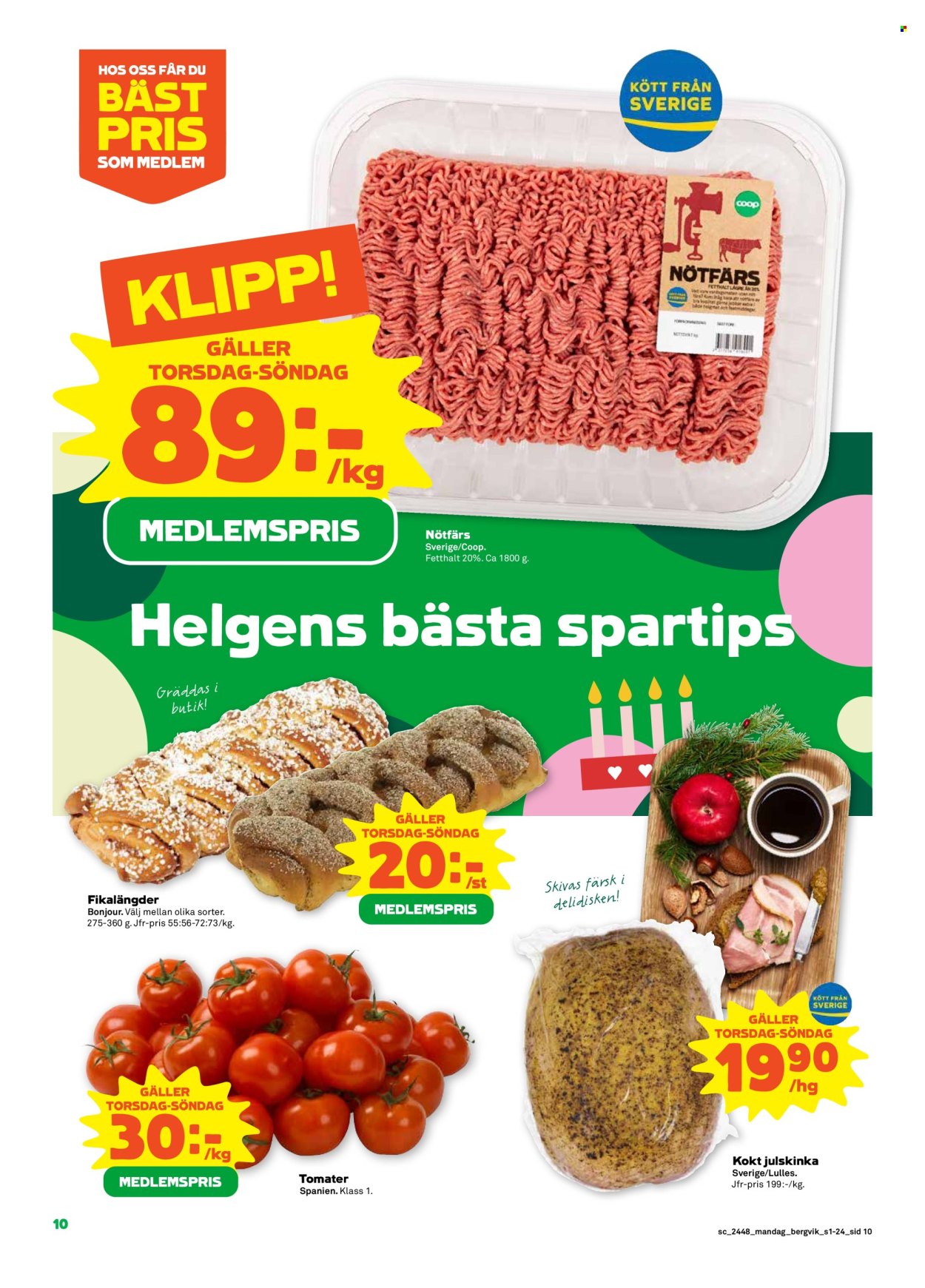 Stora Coop reklamblad - 25/11 2024 - 1/12 2024. Sida 10
