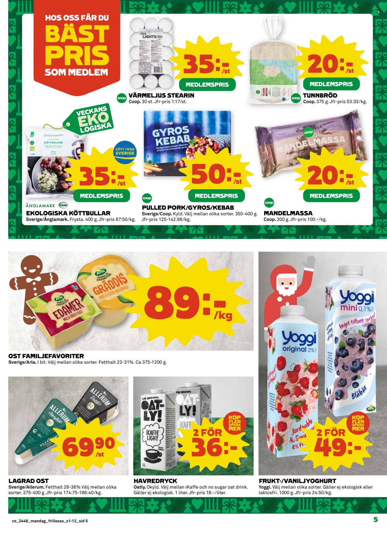 Coop Konsum reklamblad - 25/11 2024 - 1/12 2024. Sida 5