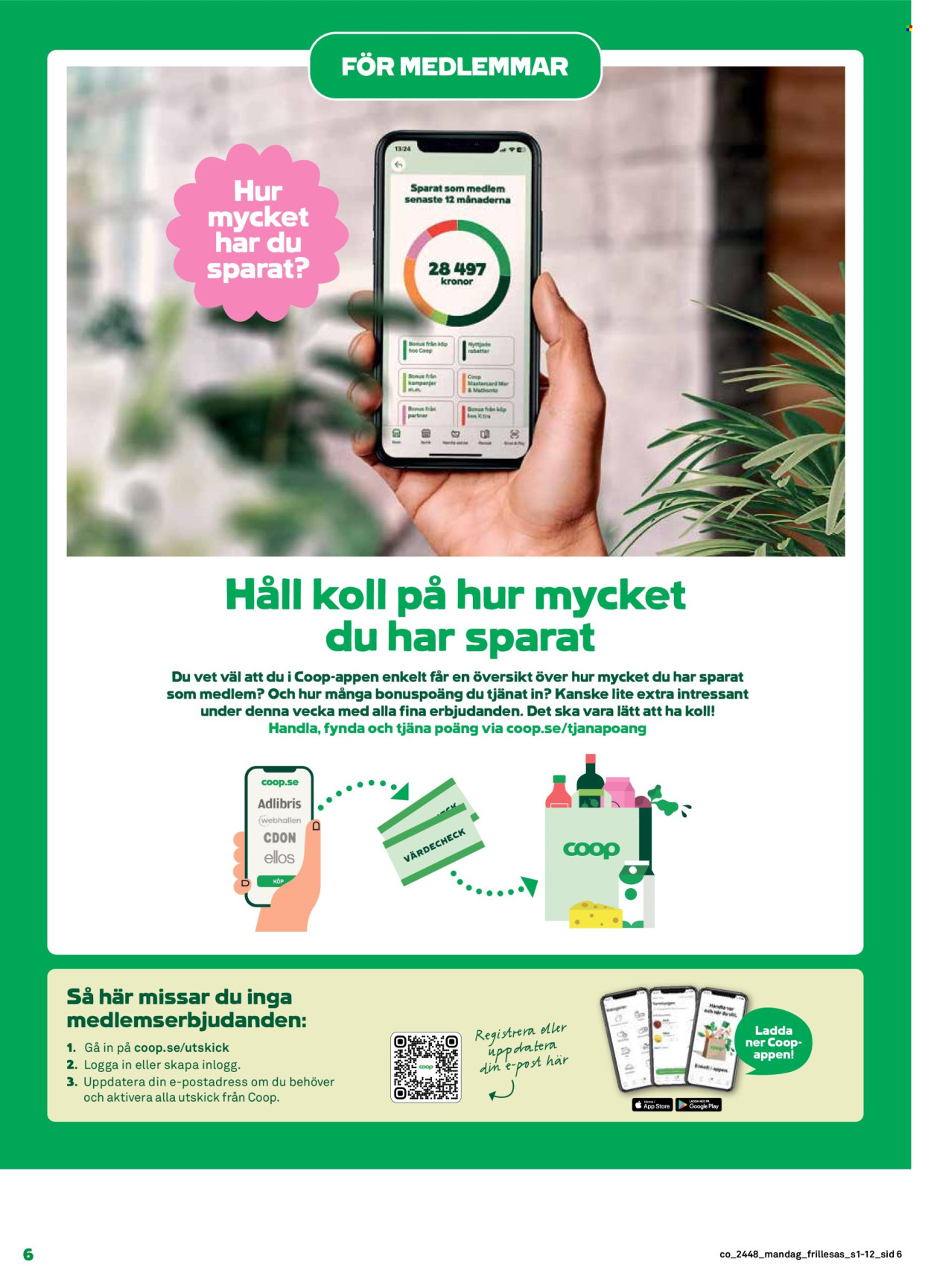Coop Konsum reklamblad - 25/11 2024 - 1/12 2024. Sida 6