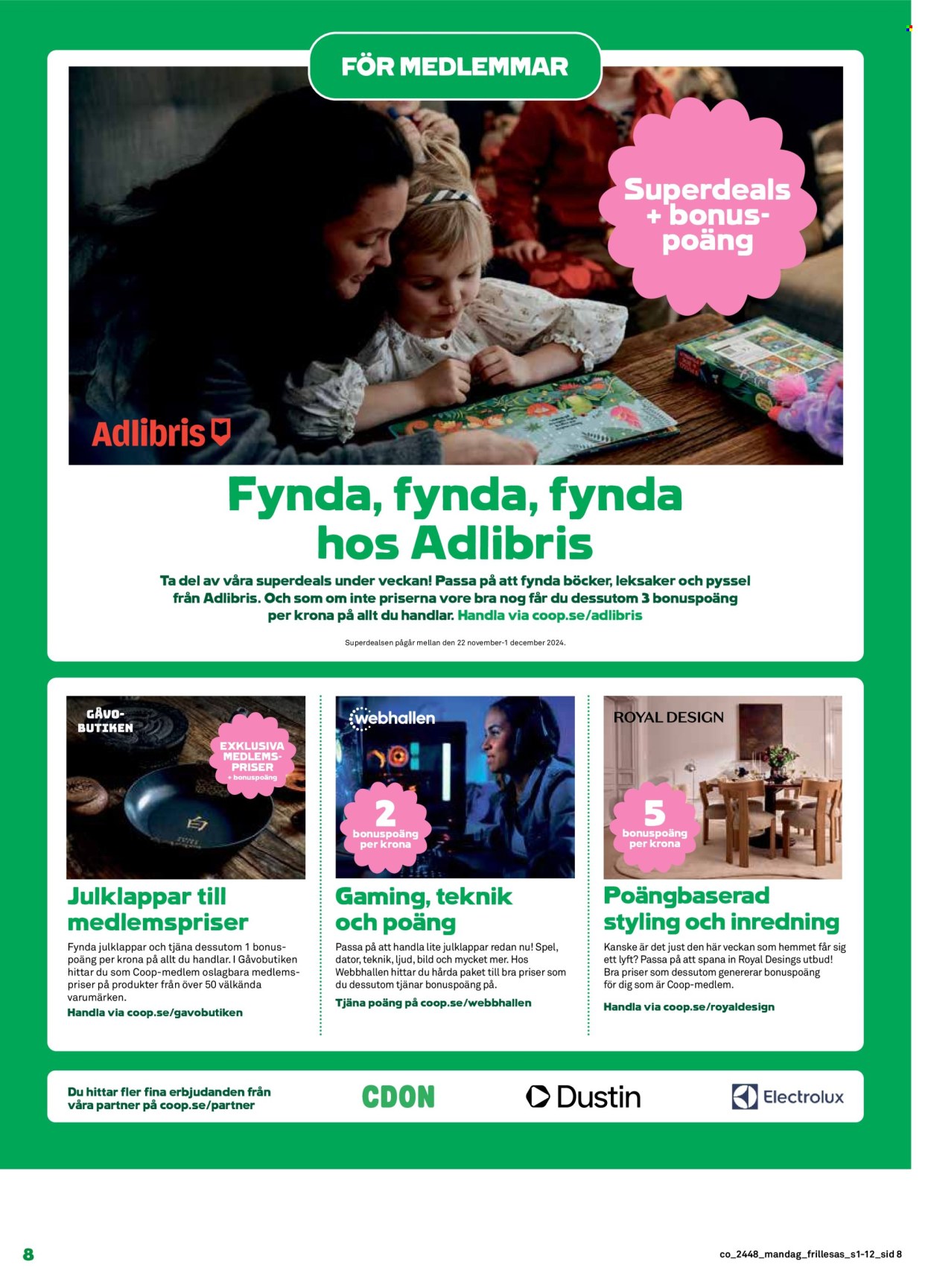 Coop Konsum reklamblad - 25/11 2024 - 1/12 2024. Sida 8