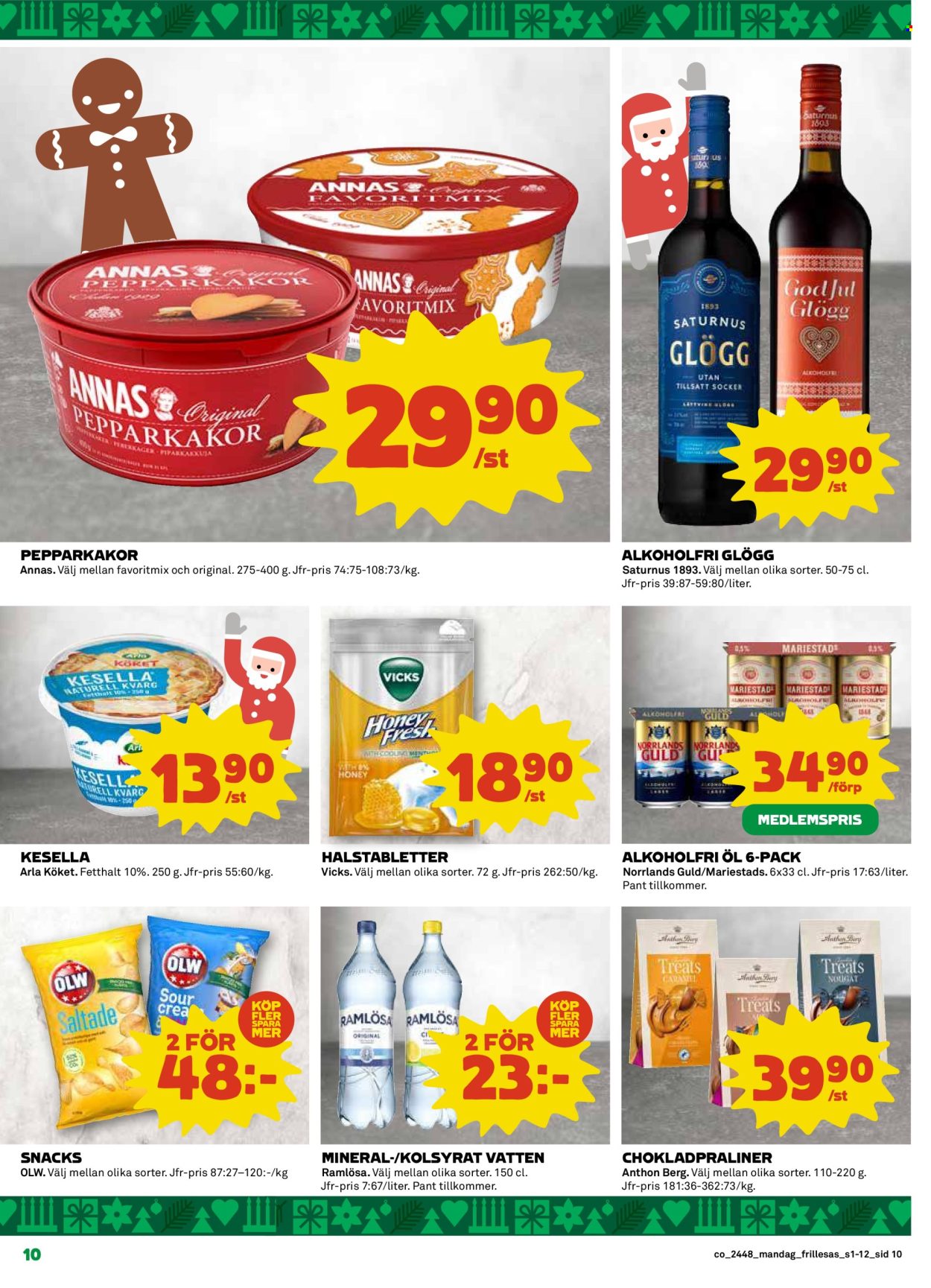 Coop Konsum reklamblad - 25/11 2024 - 1/12 2024. Sida 10