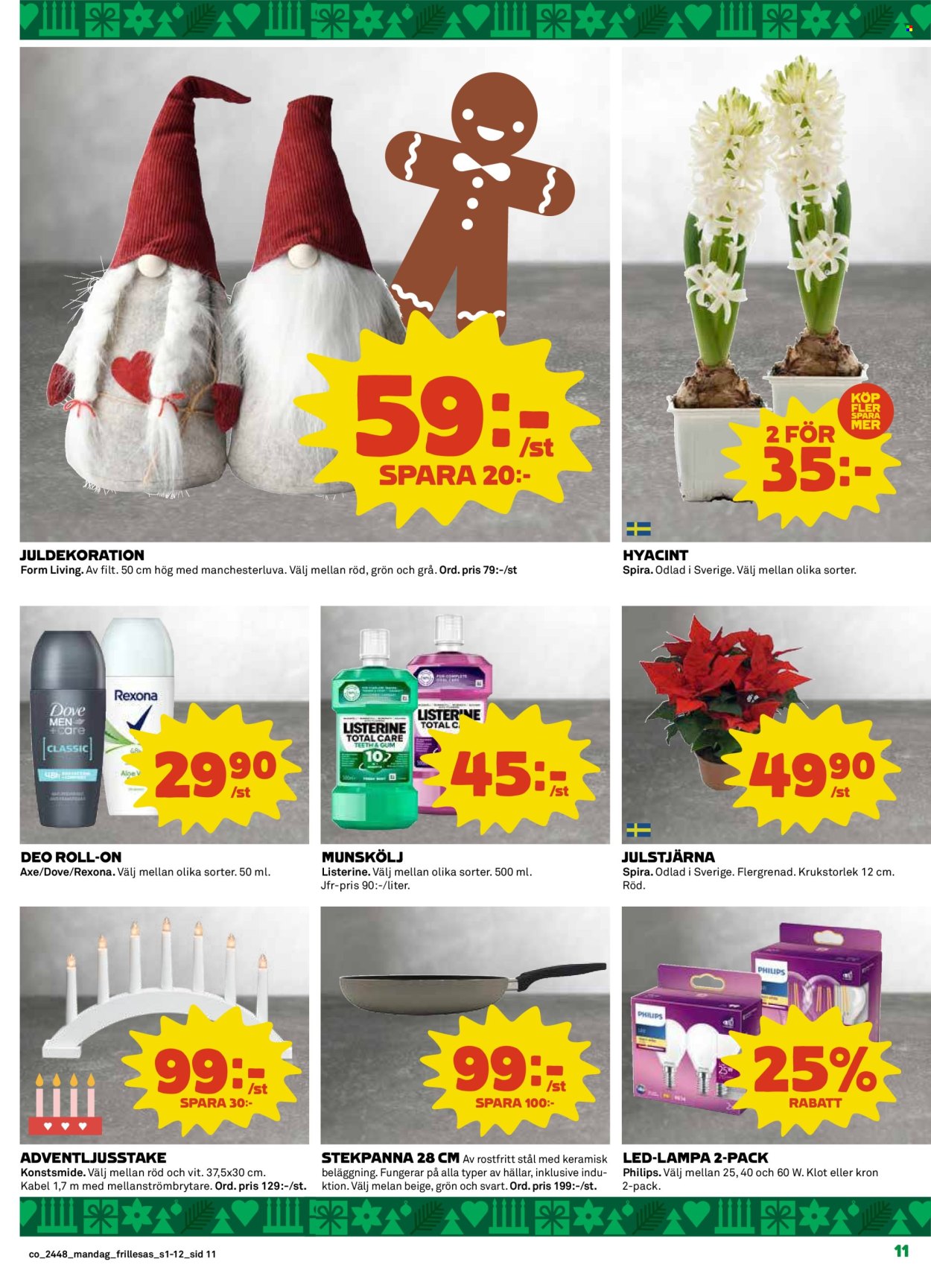 Coop Konsum reklamblad - 25/11 2024 - 1/12 2024. Sida 11