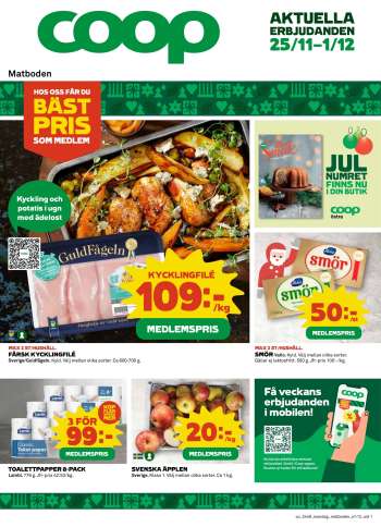 Coop reklamblad - 25/11 2024 - 1/12 2024.