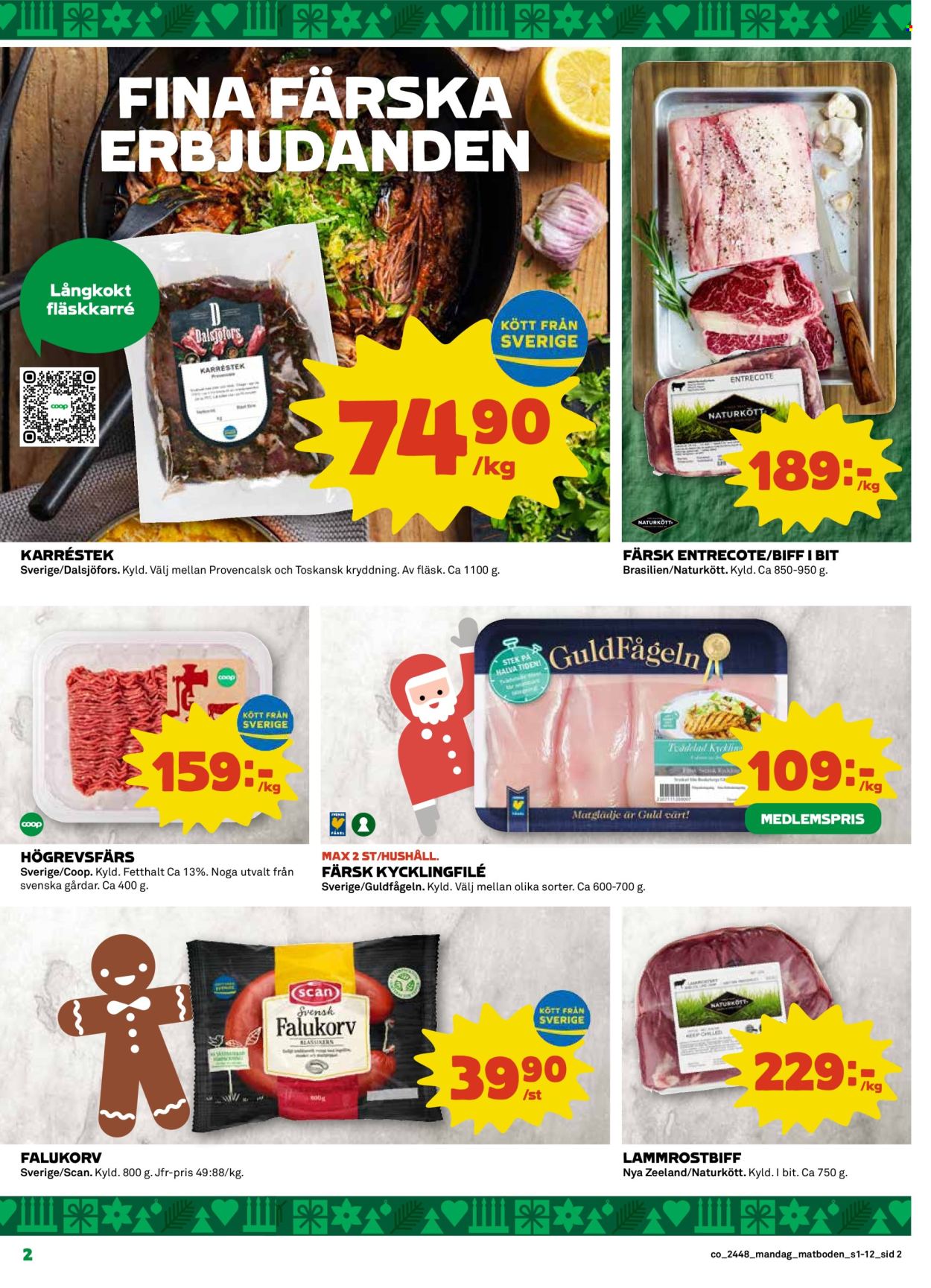 Coop reklamblad - 25/11 2024 - 1/12 2024. Sida 2