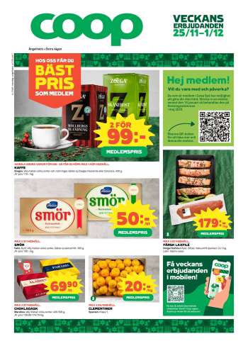 Coop reklamblad - 25/11 2024 - 1/12 2024.