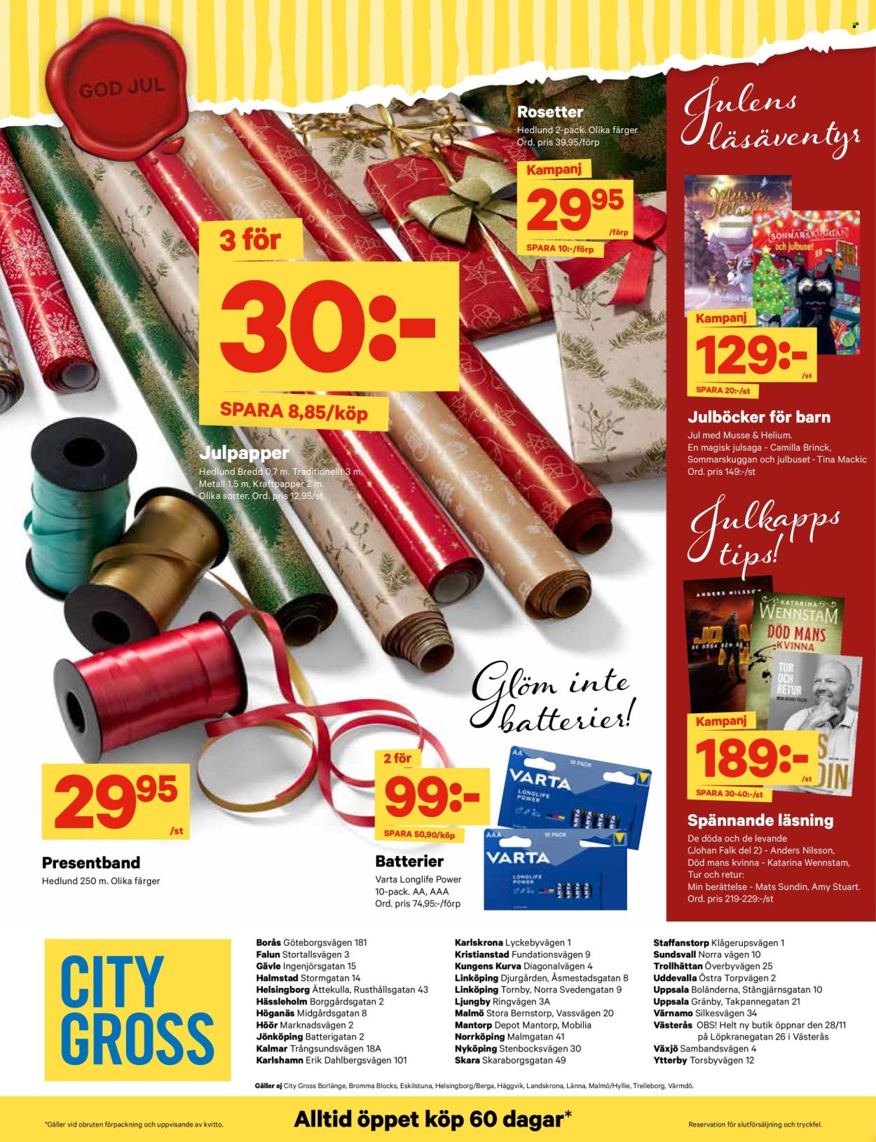 City Gross reklamblad - 18/11 2024 - 8/12 2024. Sida 24