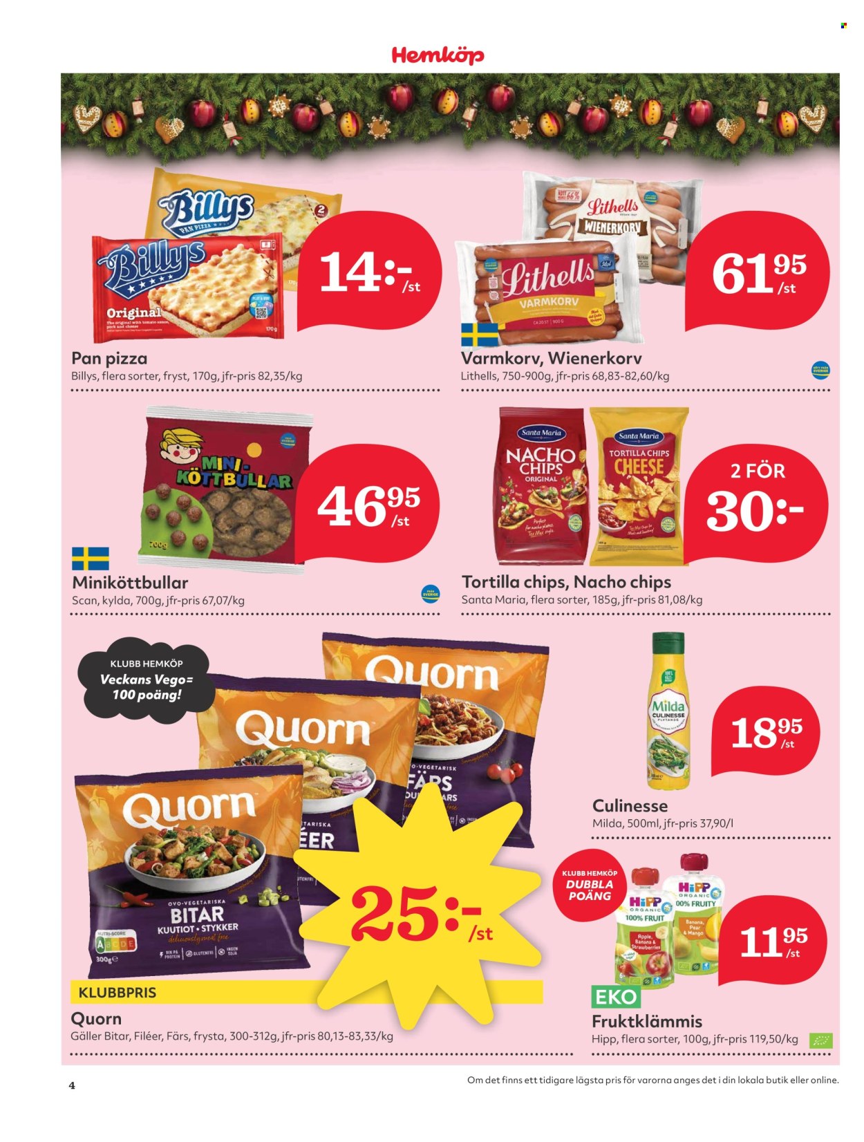 Hemköp reklamblad - 25/11 2024 - 1/12 2024. Sida 4