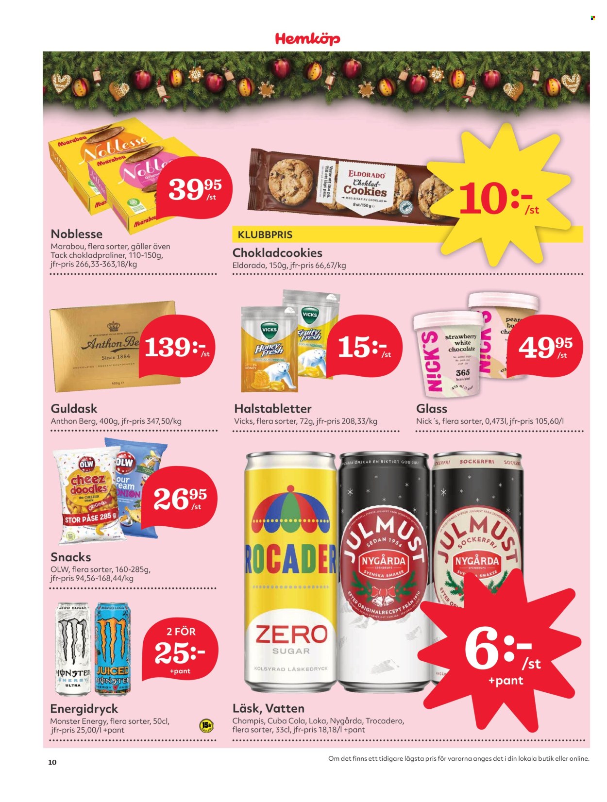 Hemköp reklamblad - 25/11 2024 - 1/12 2024. Sida 10