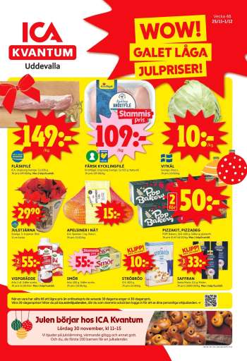 ICA reklamblad - 25/11 2024 - 1/12 2024.
