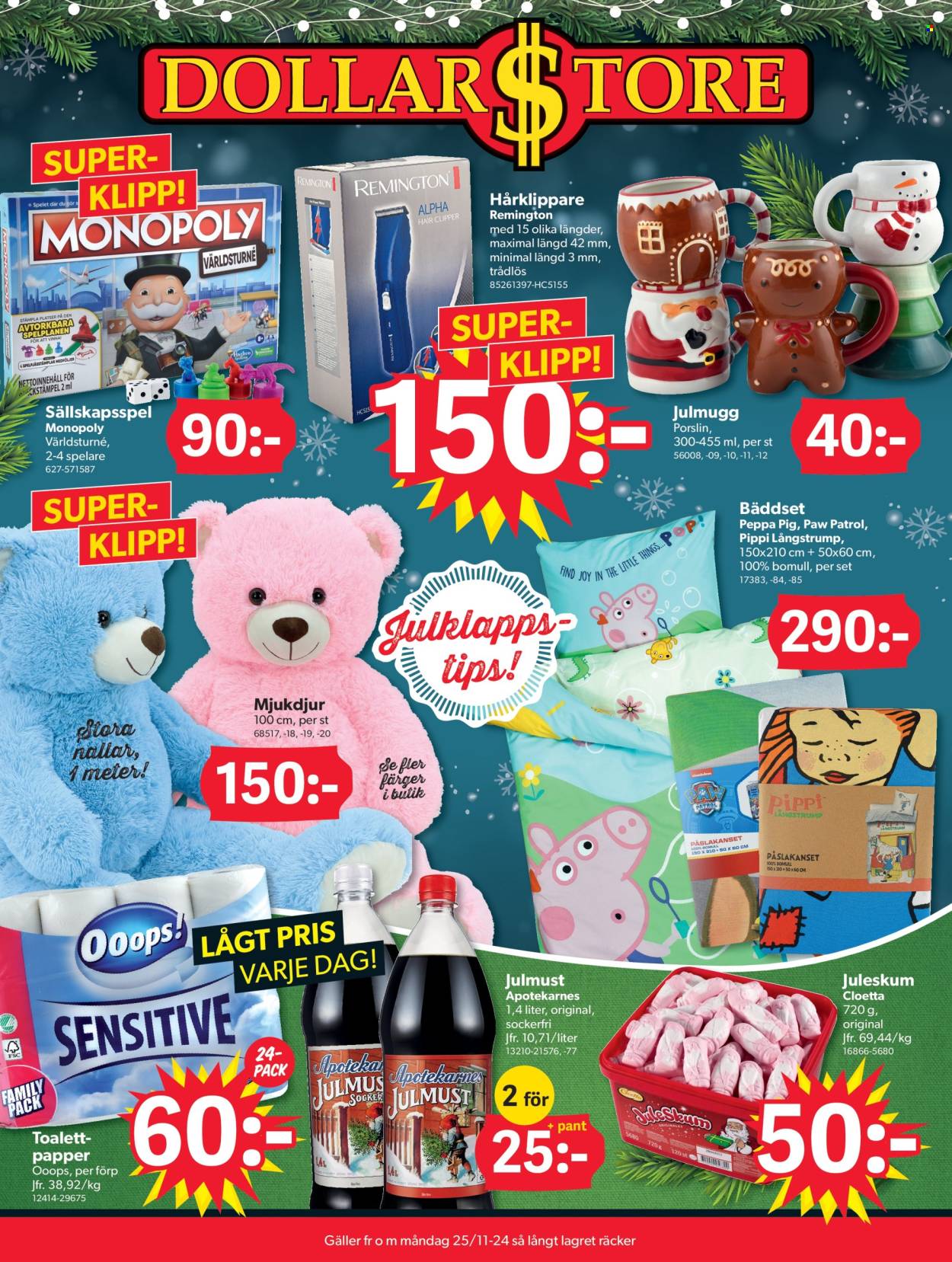 DollarStore reklamblad. Sida 1