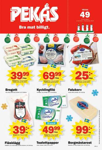 Pekås reklamblad - 2/12 2024 - 8/12 2024.