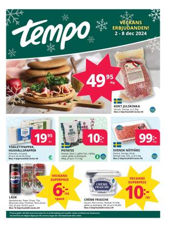 Tempo reklamblad - 2/12 2024 - 8/12 2024.