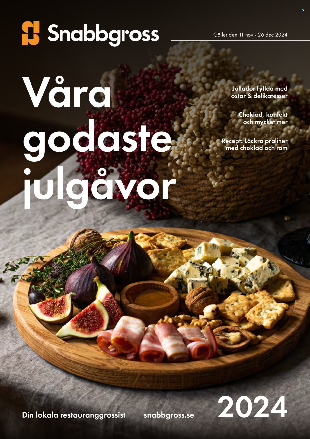 Snabbgross reklamblad - 11/11 2024 - 26/12 2024. Sida 1
