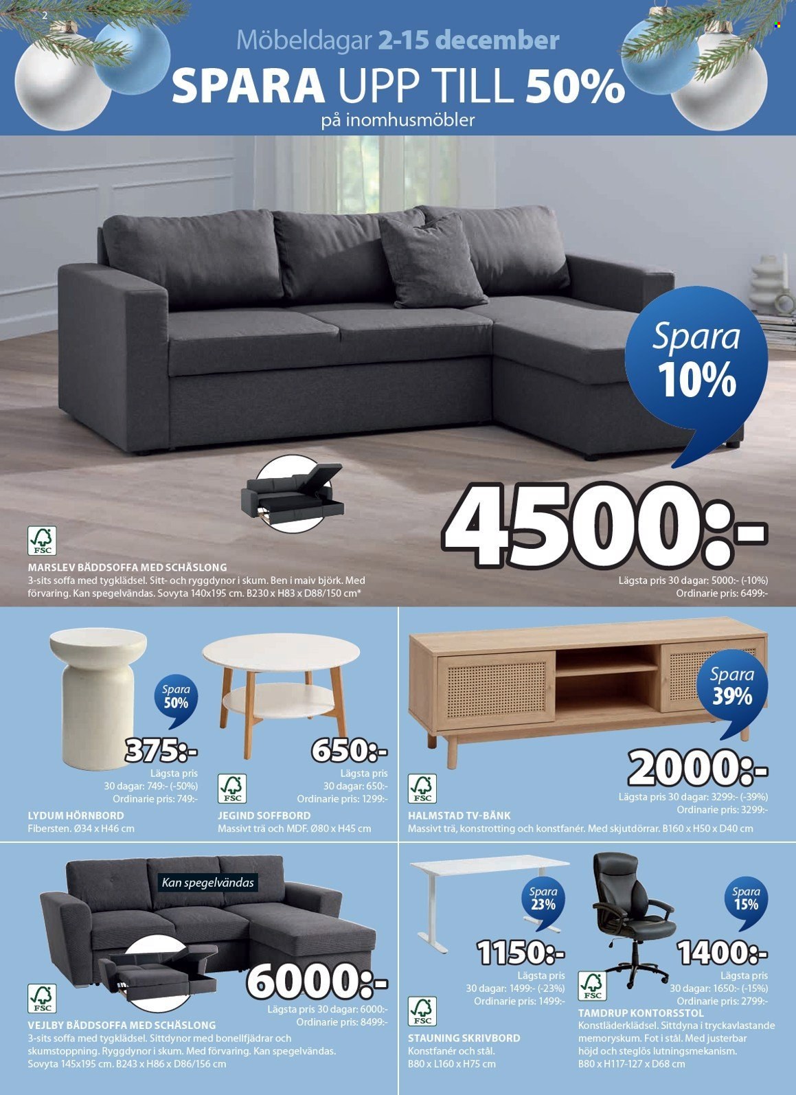 JYSK reklamblad - 2/12 2024 - 15/12 2024. Sida 3
