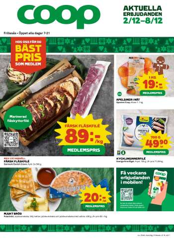 Coop Konsum reklamblad - 2/12 2024 - 8/12 2024.