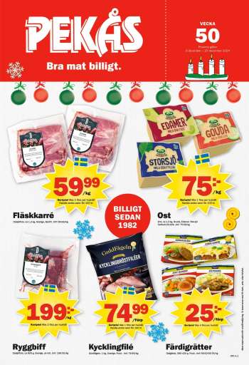 Pekås reklamblad - 9/12 2024 - 15/12 2024.