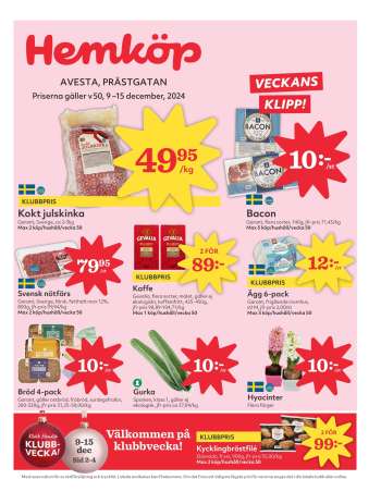 Hemköp reklamblad - 9/12 2024 - 15/12 2024.