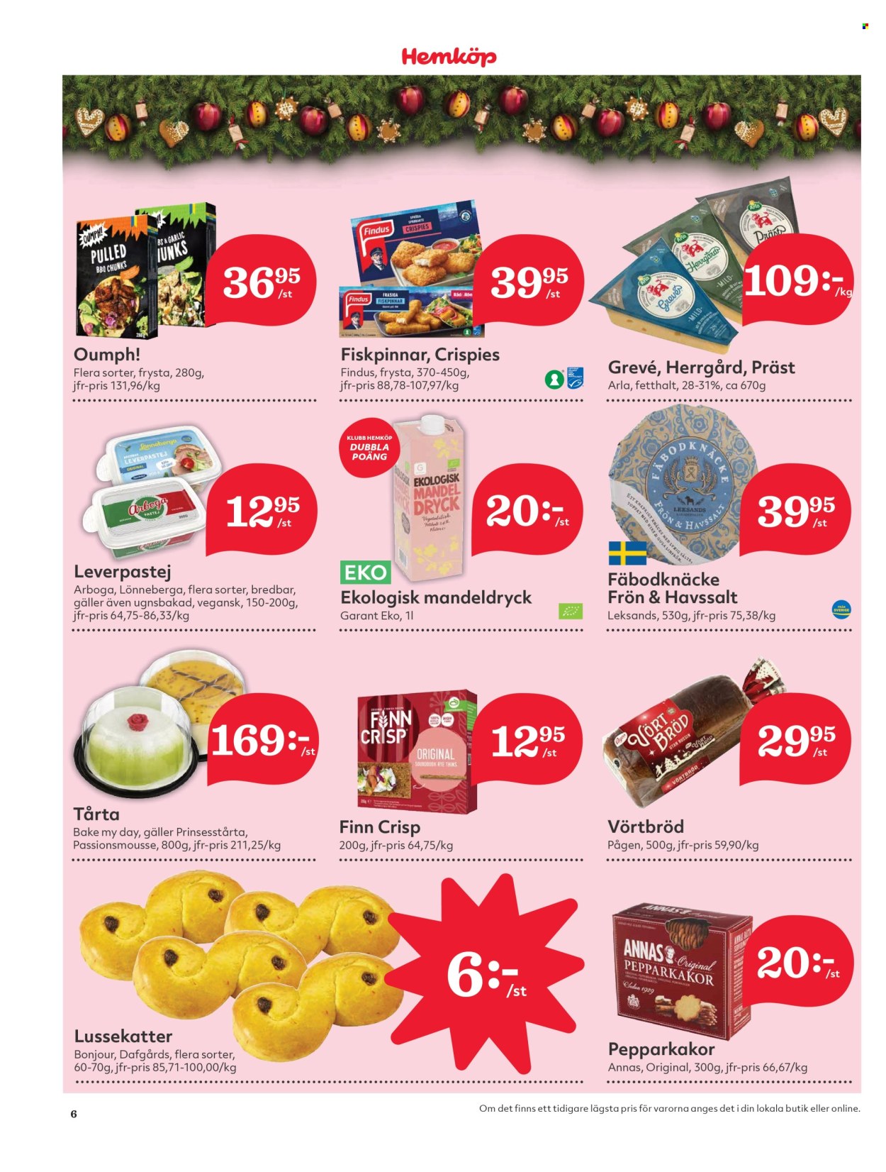Hemköp reklamblad - 9/12 2024 - 15/12 2024. Sida 6