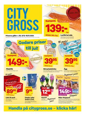 City Gross reklamblad - 9/12 2024 - 15/12 2024.