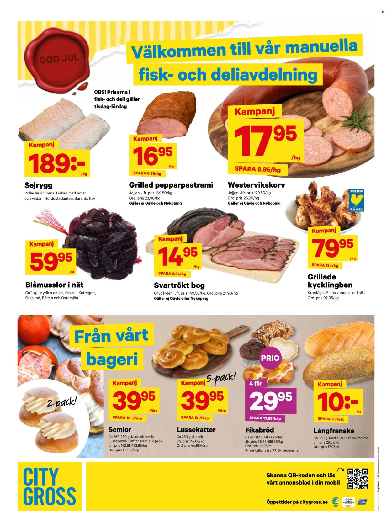 City Gross reklamblad - 9/12 2024 - 15/12 2024. Sida 16
