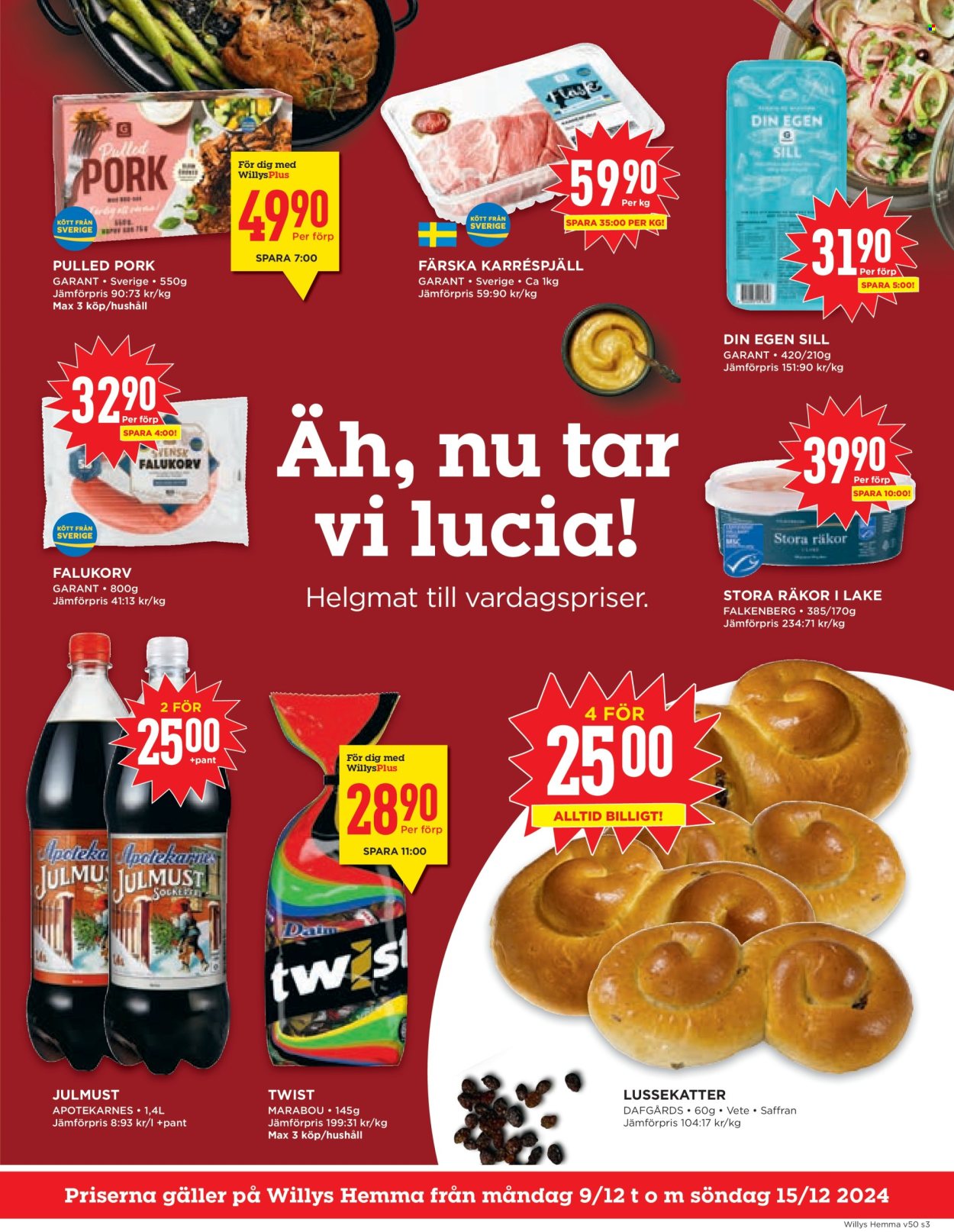 Willys reklamblad - 9/12 2024 - 15/12 2024. Sida 3