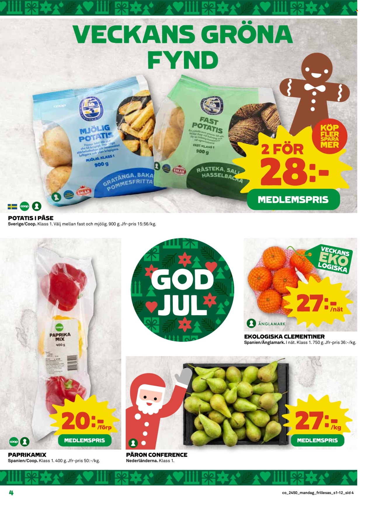Coop Konsum reklamblad - 9/12 2024 - 15/12 2024. Sida 4