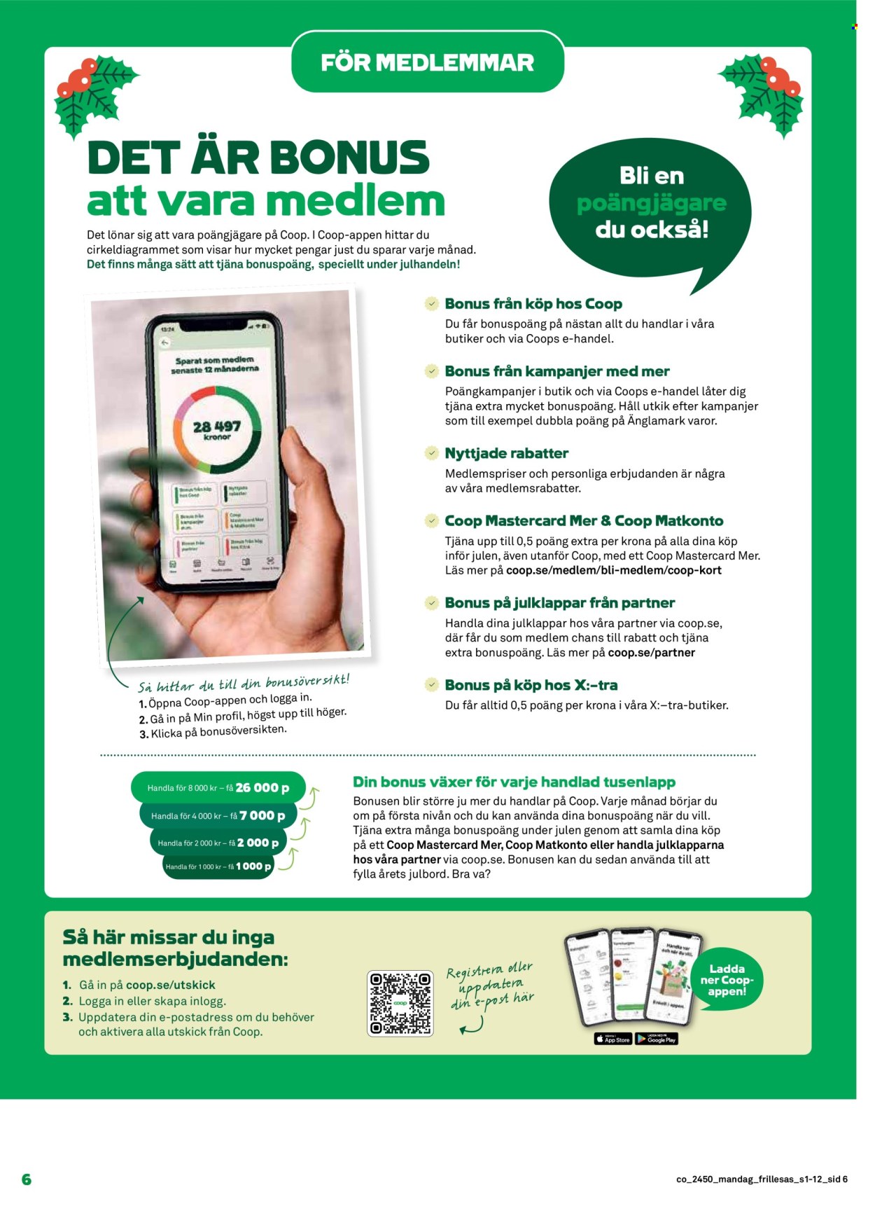 Coop Konsum reklamblad - 9/12 2024 - 15/12 2024. Sida 6