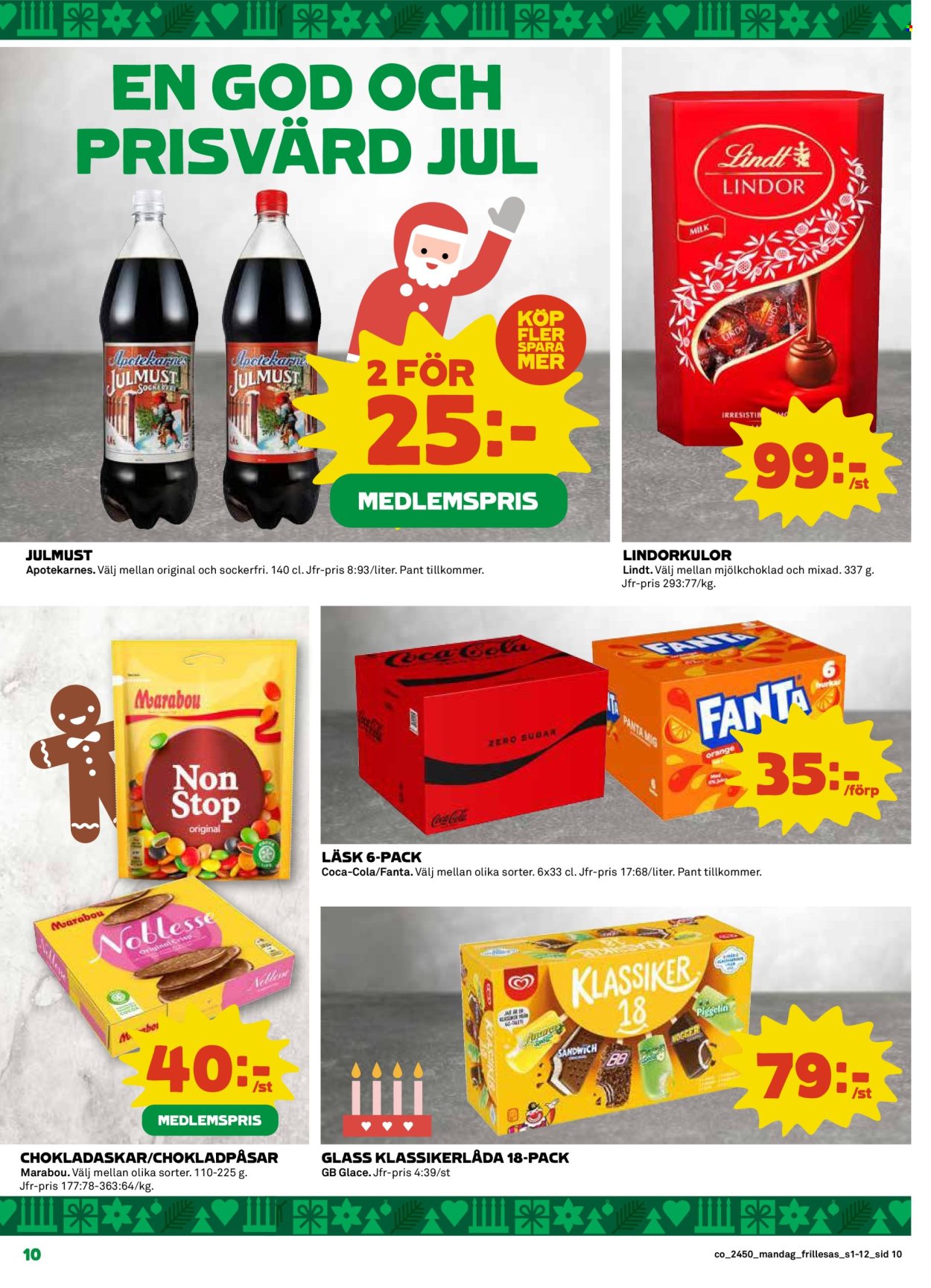 Coop Konsum reklamblad - 9/12 2024 - 15/12 2024. Sida 10