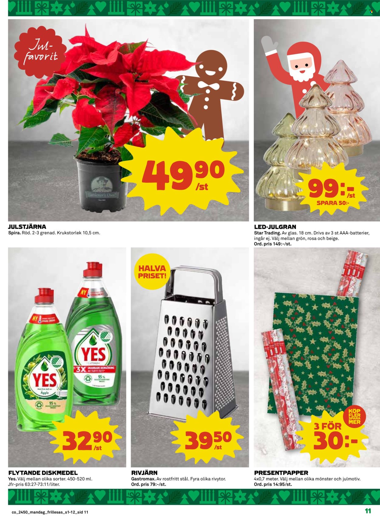 Coop Konsum reklamblad - 9/12 2024 - 15/12 2024. Sida 11