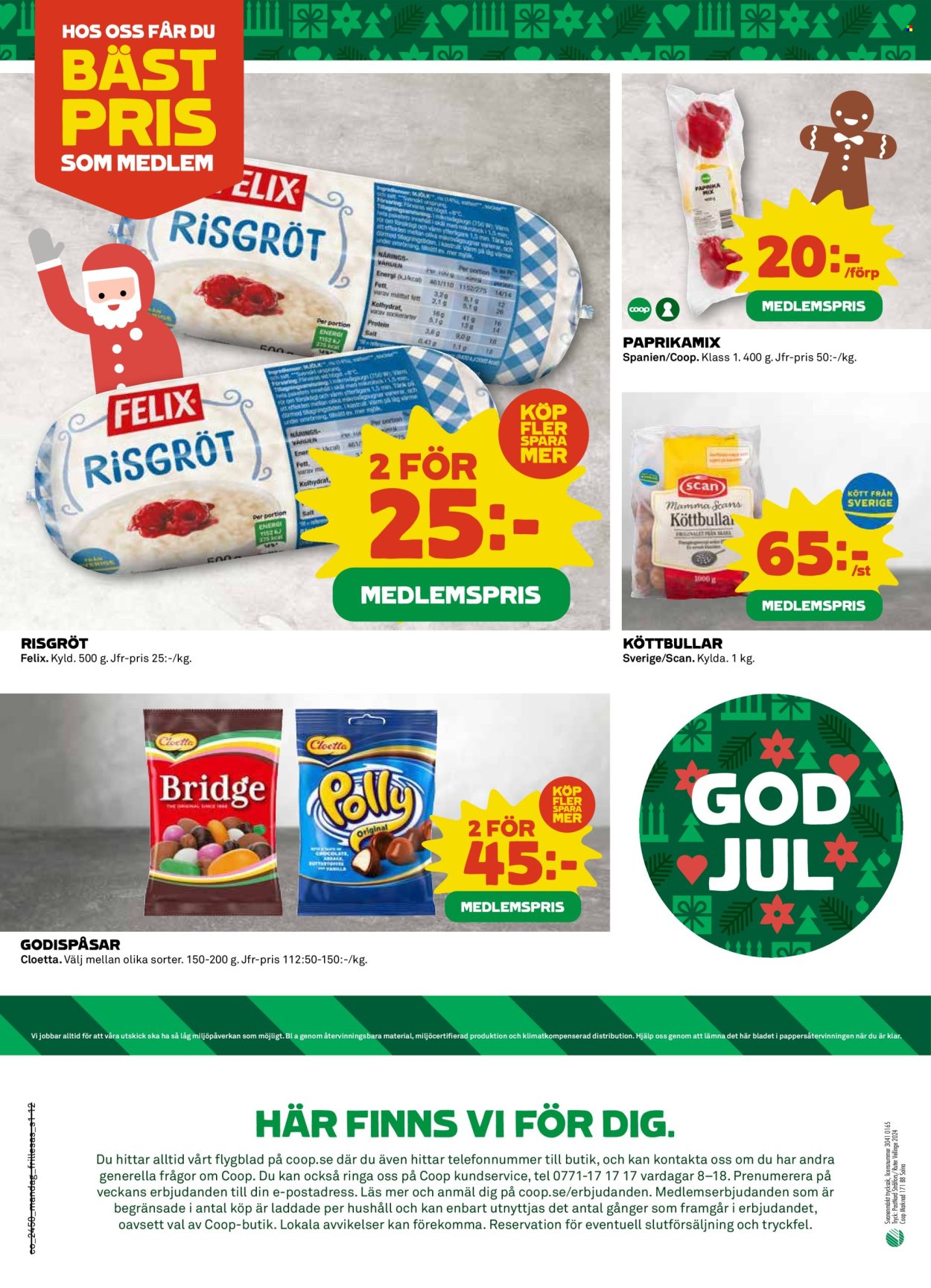 Coop Konsum reklamblad - 9/12 2024 - 15/12 2024. Sida 12