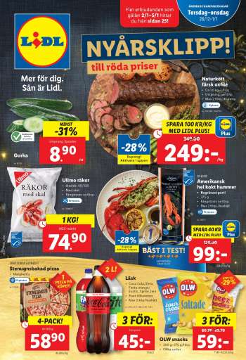 Lidl reklamblad - 26/12 2024 - 1/1 2025.