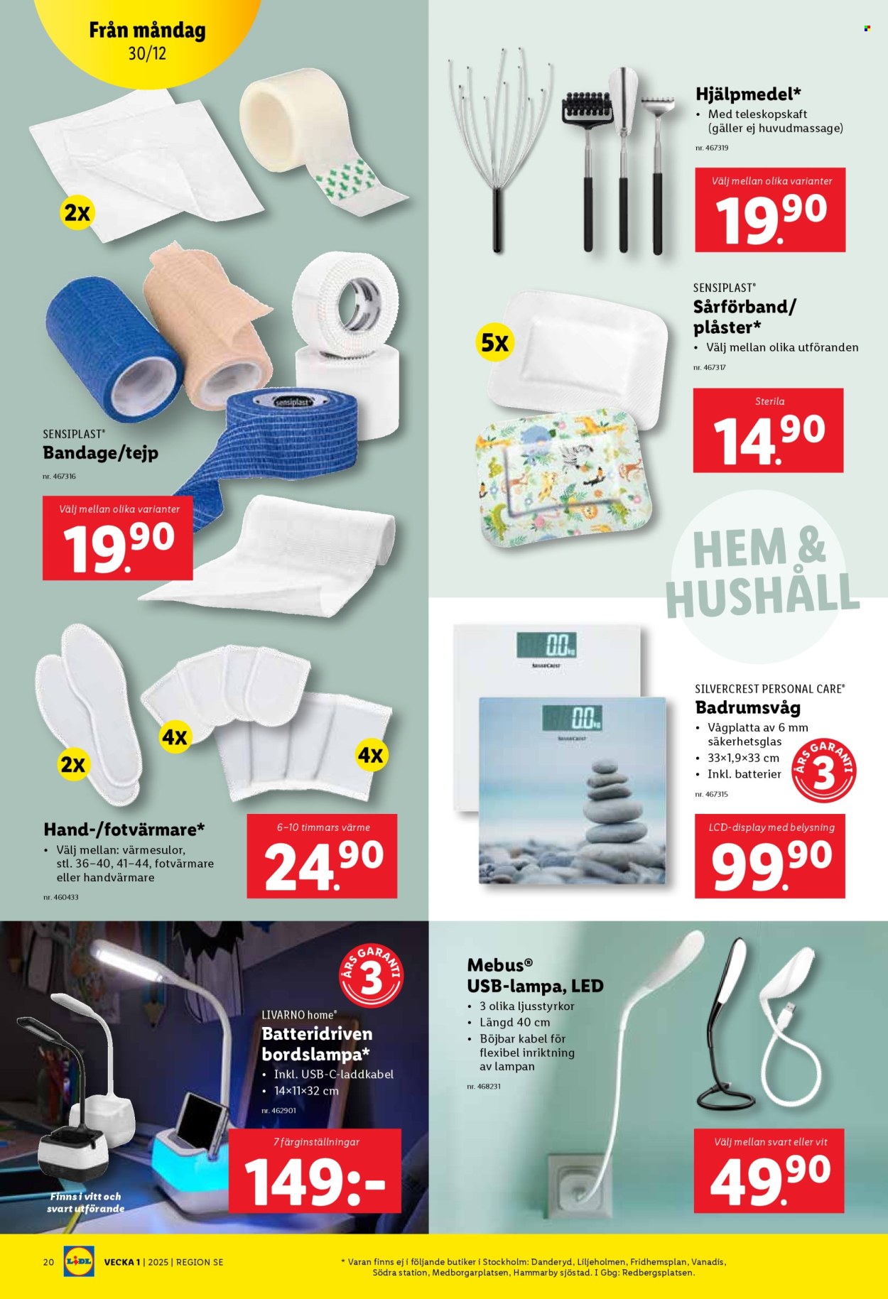Lidl reklamblad - 26/12 2024 - 5/1 2025. Sida 21