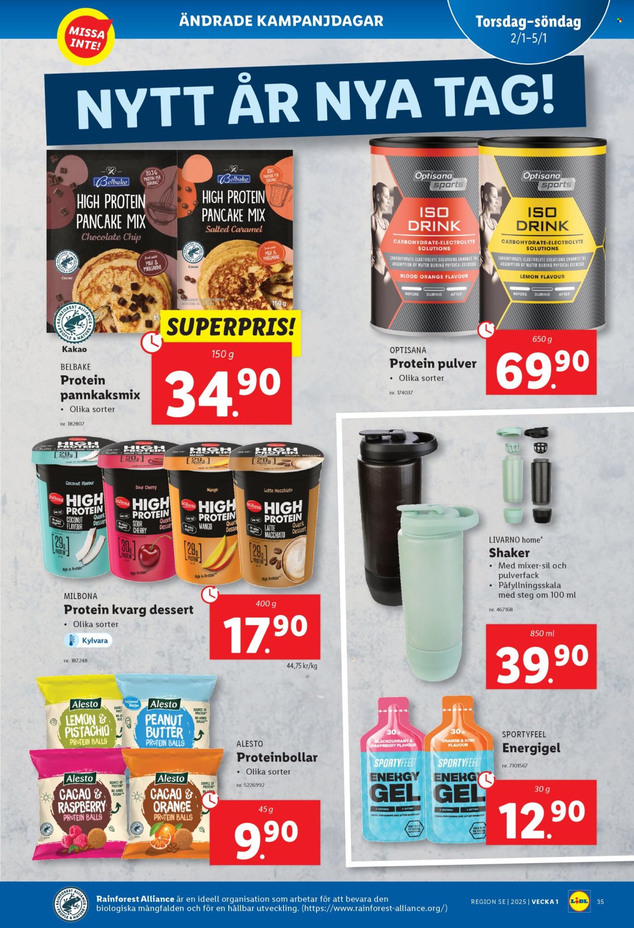 Lidl reklamblad - 26/12 2024 - 5/1 2025. Sida 38