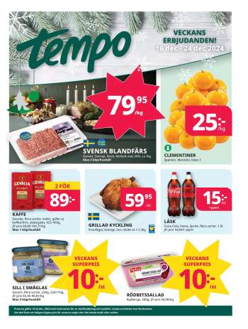 Tempo reklamblad - 16/12 2024 - 24/12 2024.