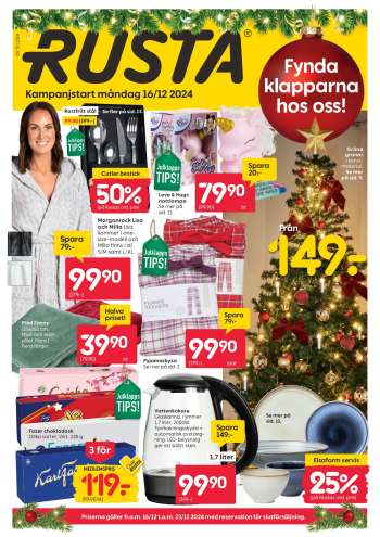 Rusta reklamblad - 16/12 2024 - 23/12 2024.