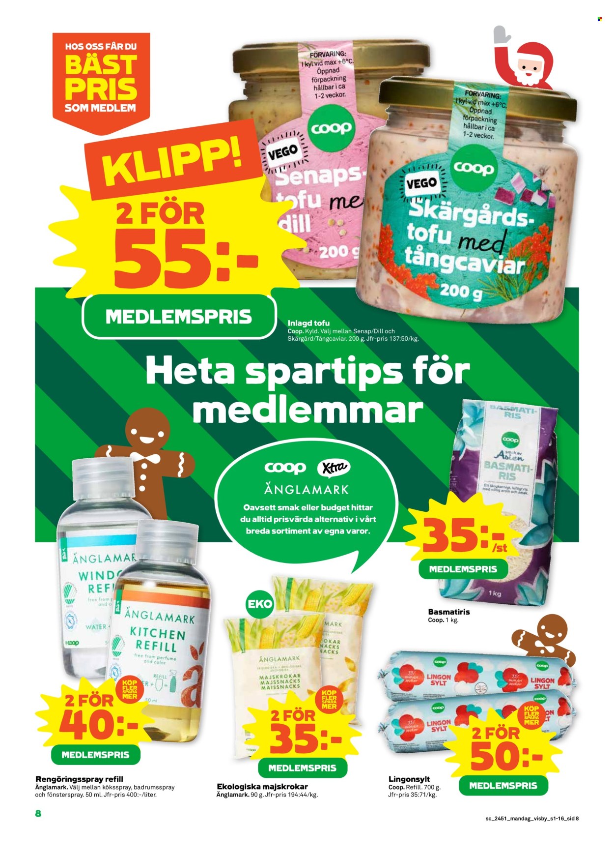 Stora Coop reklamblad - 16/12 2024 - 25/12 2024. Sida 8